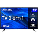 Tv 55p Samsung Crystal Smart 4k Comando Voz - Un55cu7700gxzd