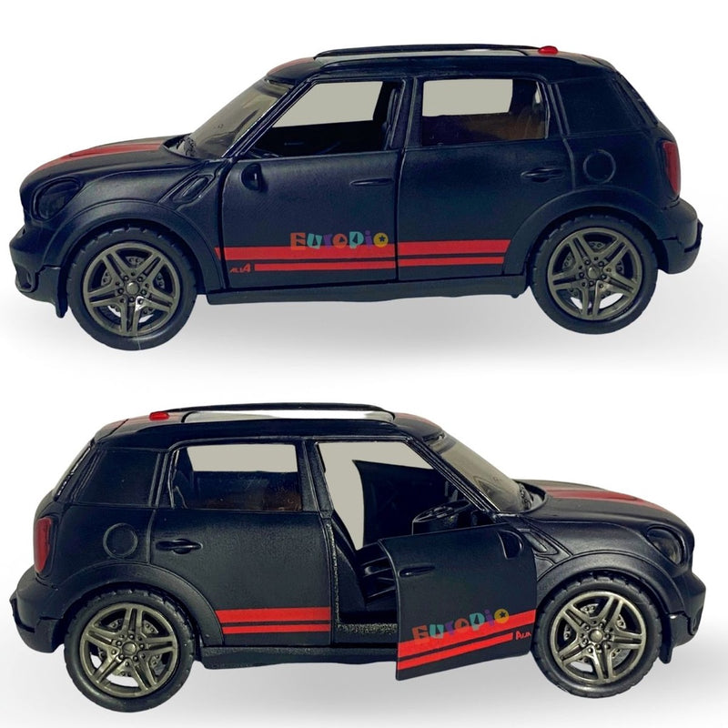 Carrinho De Ferro Miniatura Cooper Countryman Abre As Portas