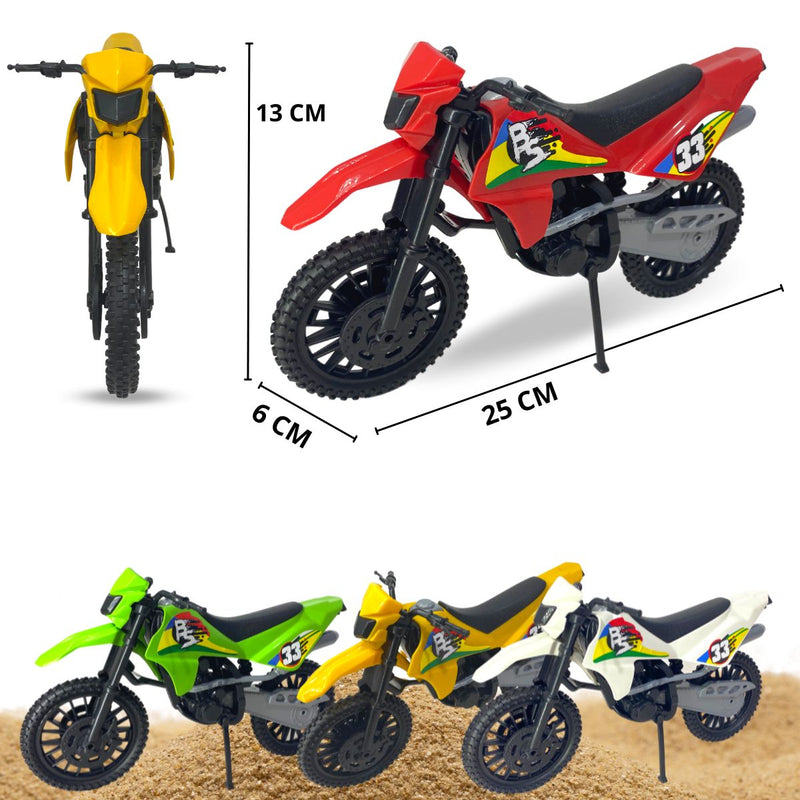 Moto De Brinquedo Motocross 28cm Moto De Trilha Infantil