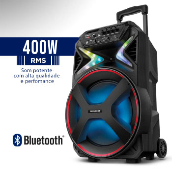 Caixa De Som Mondial 400w Rms Bluetooth - Cm-400