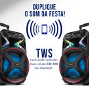 Caixa De Som Mondial 400w Rms Bluetooth - Cm-400