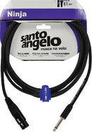 Cabo De Microf. Ninja Hg 0,20 Mm P10/xlr F. 10ft 3,05m Pt