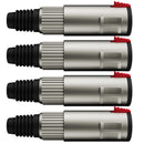Conector P10 1/4 Femea Linha Trs Wc 197 Wireconex 04 Unidades