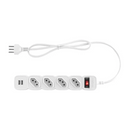 PROTETOR ELETRÔNICO INTELBRAS EPE204 4 TOMADAS 2 USB BRANCO