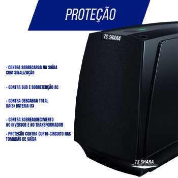 Nobreak Ts Shara Ups Compact Pro 1200va Bivolt - 4402