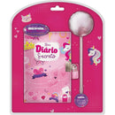 Diário Unicornio C/pom Pom