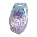 CABO HDMI + MINI ADAPTADOR HARDLINE 3D CABO MACHO X MACHO ADAPTADOR MACHO X FÊMEA 1.4 5M