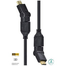 Cabo Hdmi 2.0 4k Ultra Hd 3d Conexão Ethernet Conectores 360° 2 Metros - H20b360-2