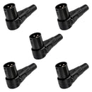 Conector Xlr Macho 90 Graus Storm 5 Unidades