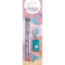 Kit Escolar Fundo Do Mar Hb Com 04 Peças