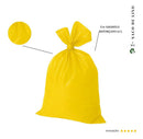 Saco De Lixo  20l Reforçado Amarelo   50 Und