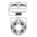 Driver 25mm 30w Rms 8 Ohms - Atk 35mh2560b-8 - Médios E Agudos