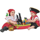 Brinquedo Educativo Barco Aventura Pirata 43cm