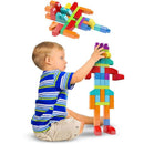 Brinquedo Para Montar Sacola Construção Blocolândia 80 Peças