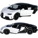 Miniatura Bugatti Chiron Carrinho De Ferro Abre Porta Carro