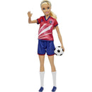 Barbie Profissões Boneca Jogadora De Futebol Uniforme Nº 9