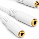 Cabo P2 Stereo Para 2 X P2 Femea Stereo 15cm Storm 10 Un