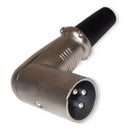 CONECTOR 90 GRAUS MACHO CANNON METÁLICO
