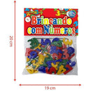 Brinquedo Pedagógico Brincando Com Números 56 Peças