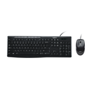 Combo Teclado E Mouse Logitech Mk200 Usb Preto