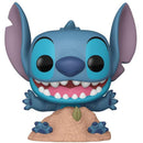 Boneco Funko Pop Lilo E Stitch Na Areia Com Castelo  Disney