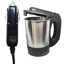 Chaleira Elétrica Portátil 12v Carro Chá Café Inox 500 Ml