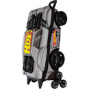 Mochila Infantil Com Rodinha Hotwheels Night Shifter Cinza