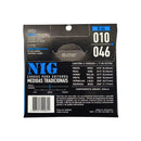 Encordoamento Guitarra 010 1ª Mi Extra + Palheta N64 Nig
