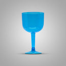 Taça Pit 500 Gin 8 Unidades 500ml Acrilico Azul