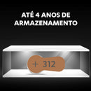 6 Baterias Auditivas 312 Duracell