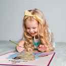 Tapete Mágico Acqua Princesas Disney Com 6 Canetas Laváveis 50x50cm