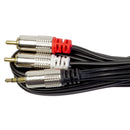 Cabo P2 Stereo 02 Rca Metal 10m Storm