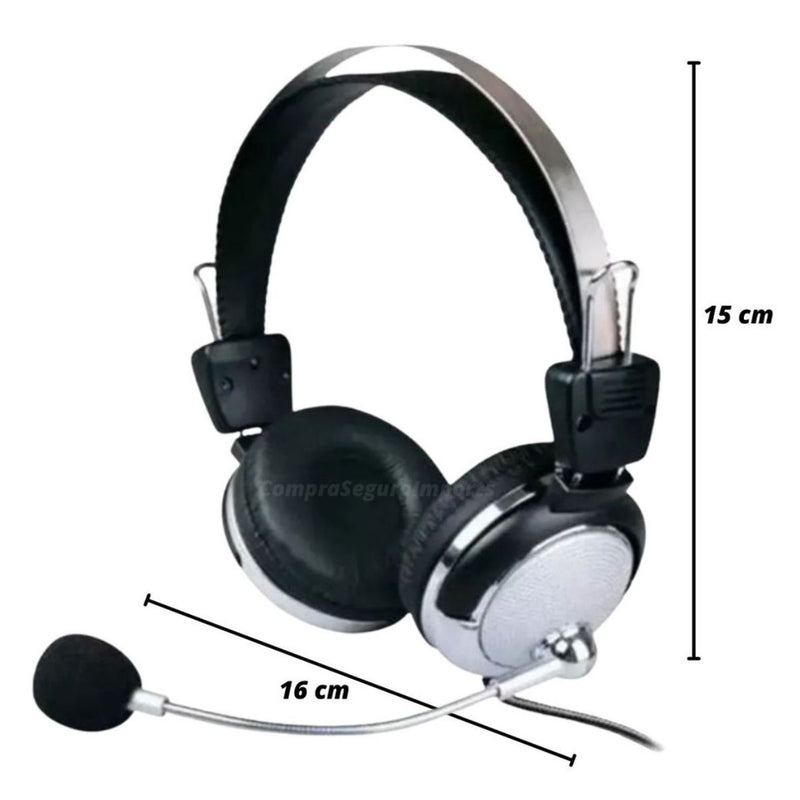 Fone De Ouvido Gamer C/ Microfone P/ Pc Notebook Headphone