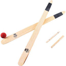 Brinquedo Diverso Kit Bets Taco De Madeira + Bolinha Com Acessórios
