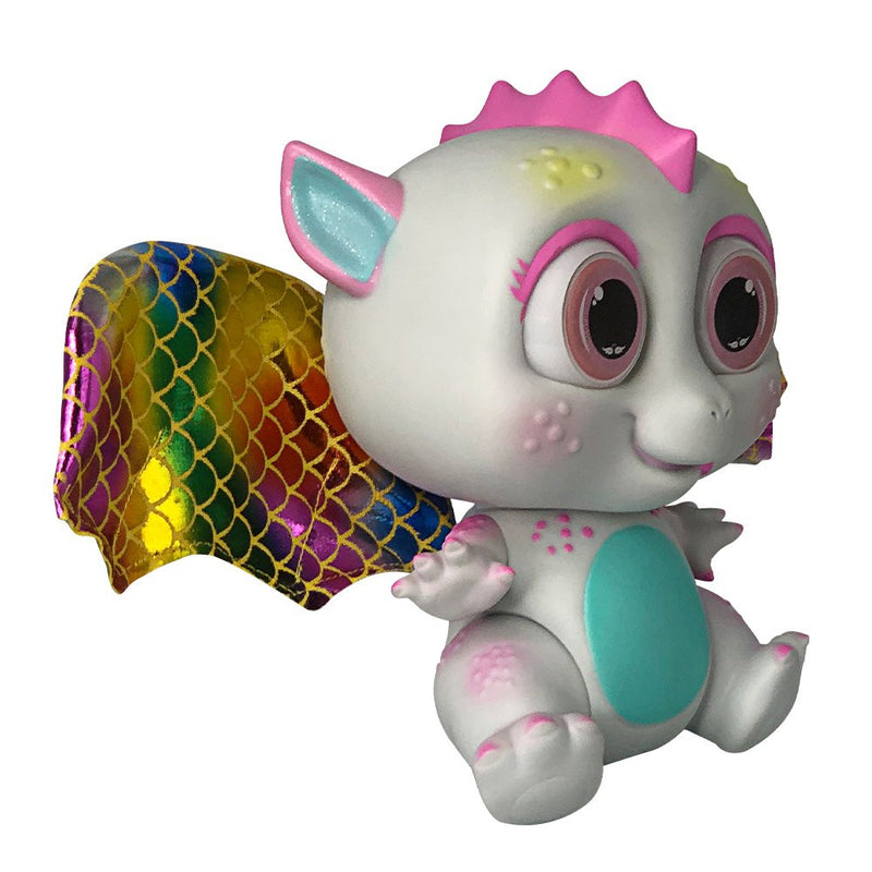 Bebê Dragão Flying Baby Com Asas - Branco