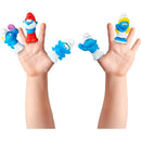 Conjunto Os Smurfs Little Figs Com 5 Miniaturas De Vinil 6cm