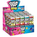 Doce Push Pop Duo Display Com 20 Unidades