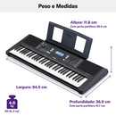 Teclado Arranjador 61 Teclas Psr E373 Preto Yamaha