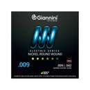 Encordoamento Giannini P/guitarra Niquel 0.009 Geegst.9
