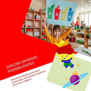 Papel Cartolina Verde Escolar 50x66cm. 120g. Pacote Com 100