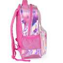 Mochila Infantil Barbie Pink Holográfico G