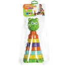Brinquedo Educativo Amiguinho Urso Com Anéis Coloridos
