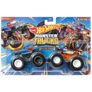 Hot Wheels Monster Trucks Veículo Escala 1:64 2-pack - Blister Com 02 Unidades