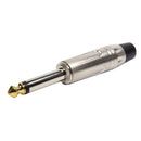 Conector P10 Macho Linha Mono Metal Ponta Gold Storm 10 Unidades