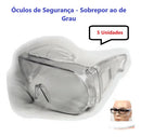 Kit 5 óculos Proteção Sobrepor Clínica De Odontologia Com Ca - UN / 5