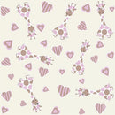 Papel De Parede Infantil Girafa Menina