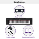 Piano Digital Np 12 B Piaggero Preto 61 Teclas Com Fonte Bivolt Yamaha
