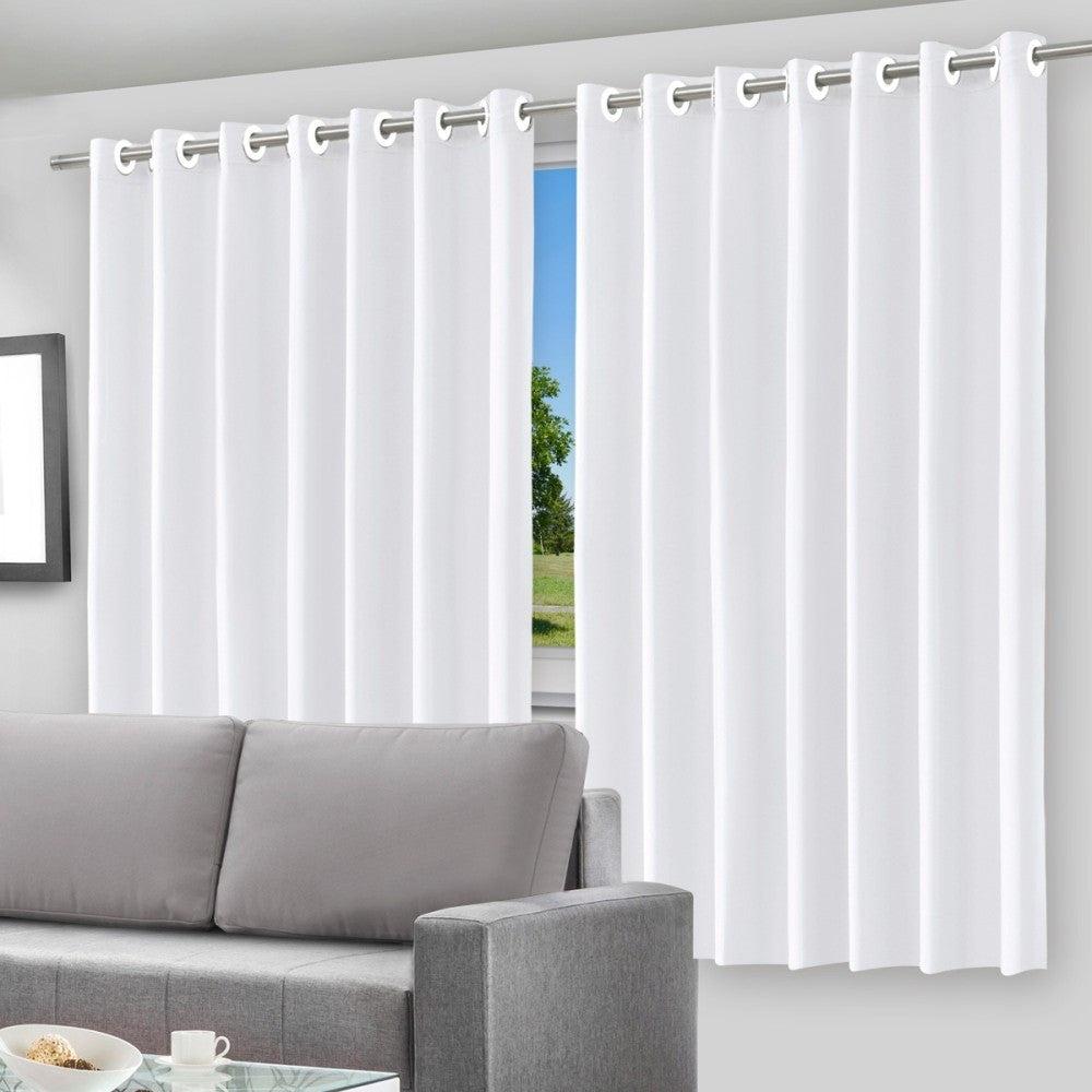 Cortina Blackout Branco c/ ilhos - 200x140cm