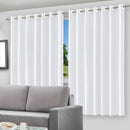 Cortina Blackout Branco c/ ilhos - 200x140cm