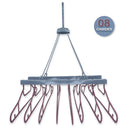 Varal com 8 Cabides pendure Camisas Camisetas